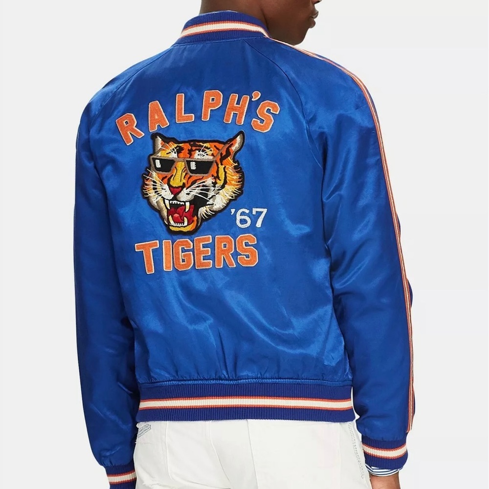 POLO RALPH LAUREN Satin Souvenir Varsity Jacket - Picture 2 of 8